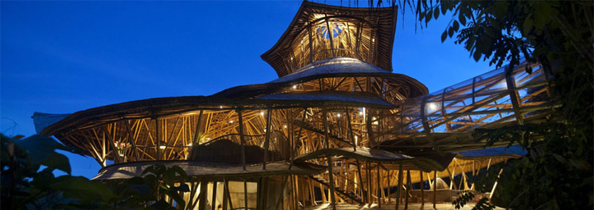 bamboo building