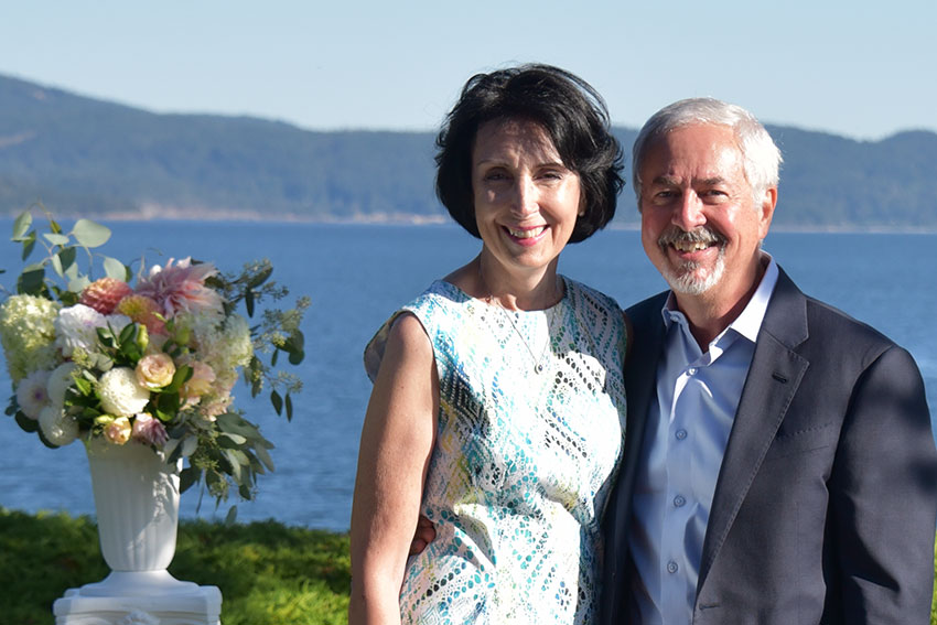 alumnus Mark D'Amato and his wife Linda