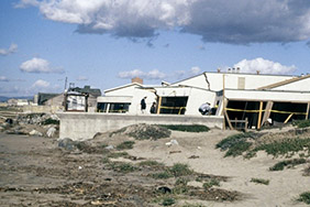 Collapsed building