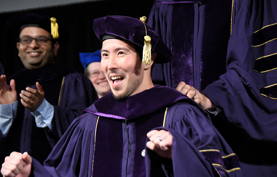 Ph.D. graduate Julian Yamaura