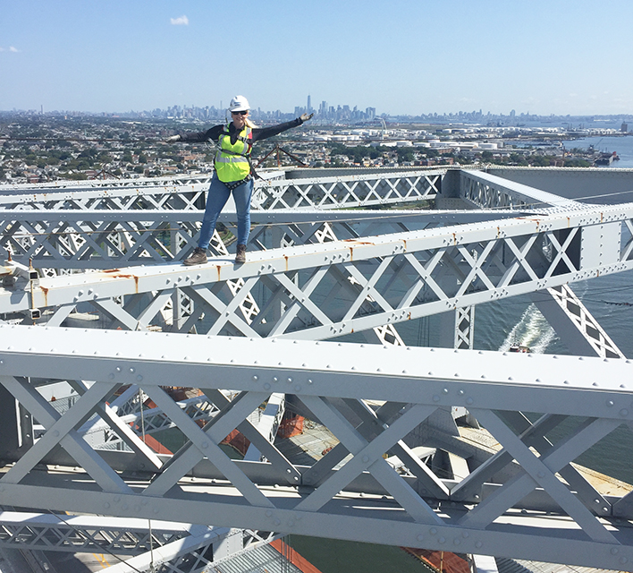 photo of Hutchinson on Bayonne Bridge