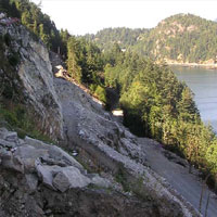 sea to sky highway construction