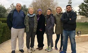 The research team at the JUST campus