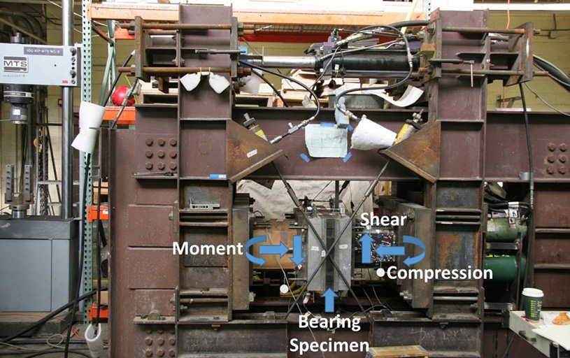 Behavior of Bridge Bearings Under Combined Loading