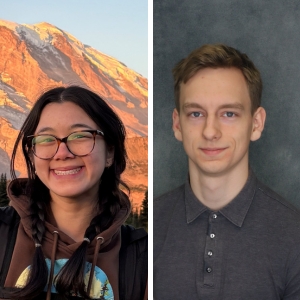 Headshots of Tiffany Tang and Sergei Fedotov