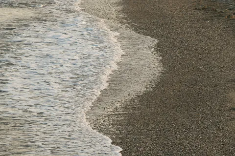 Waves on a beach