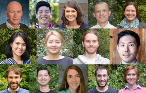Collage of students and faculty