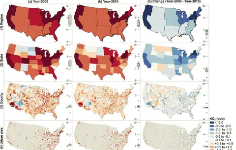 A collage of maps of the United States