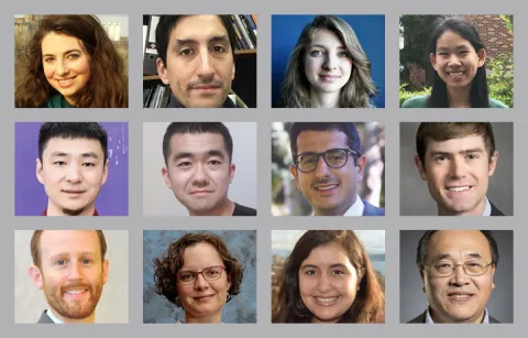 A collage of students and faculty who have received awards, scholarships and other honors.