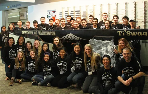 2018 Concrete Canoe team photo