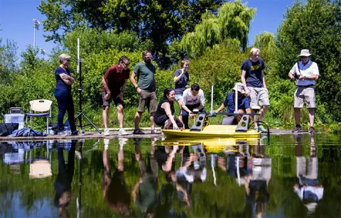 Researchers learn how to operate the Z-Boat 1800